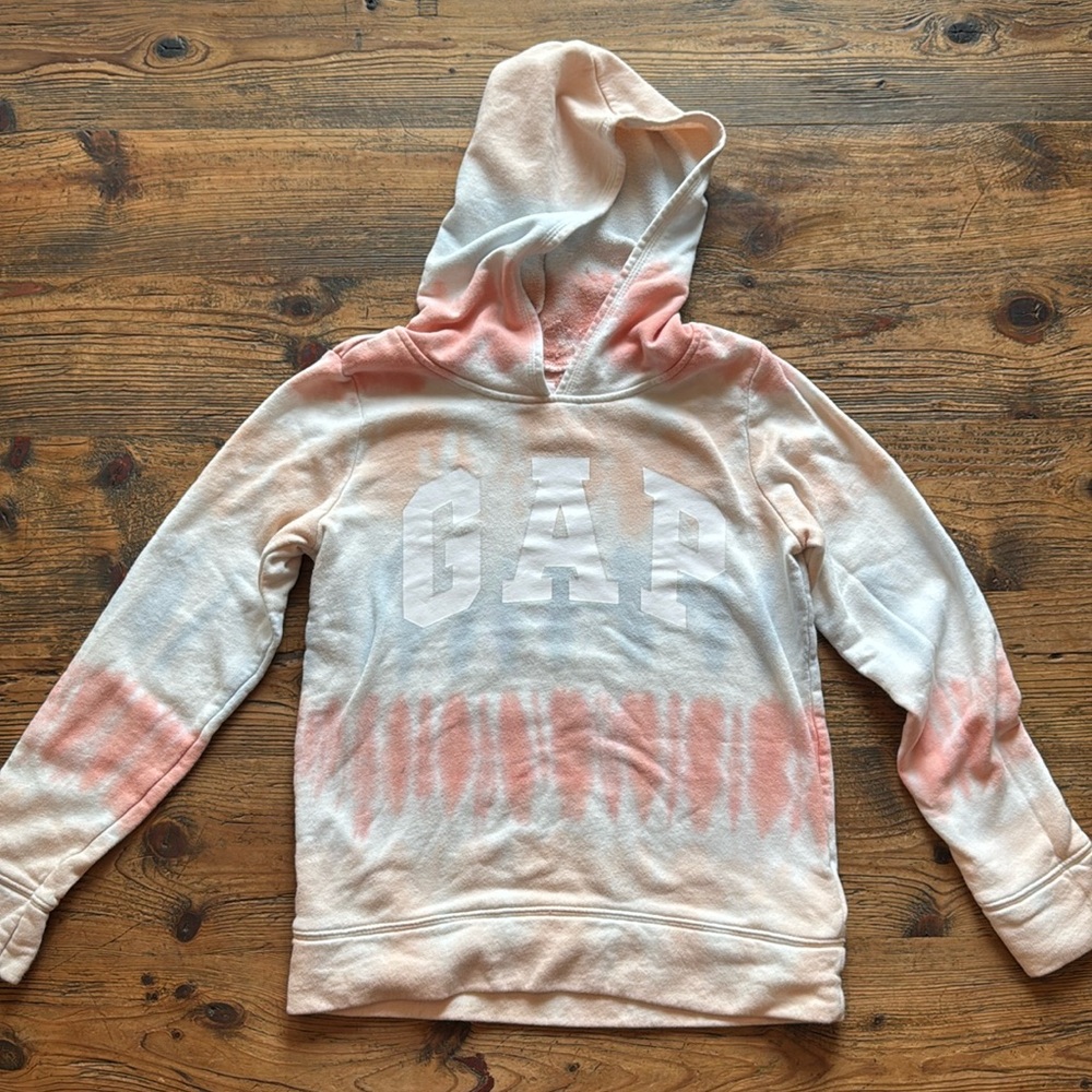 Girls tie dye Gap hoodie / size L